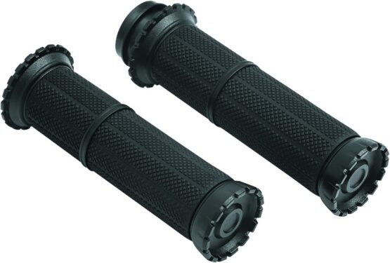 Kuryakyn Riot Grips Throttle-By-Wire Satin Black for 1" Bars