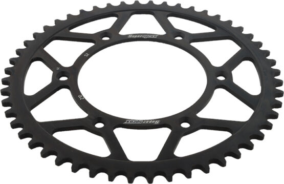 Supersprox Steel Rear Sprocket 52T Black Fits Honda - Image 2