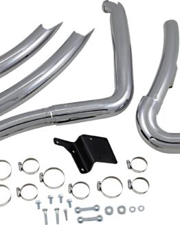 Big Radius 2-into-2 Chrome Full Exhaust