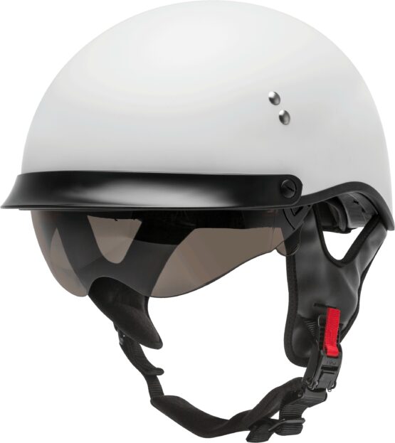 GMAX HH-65 Full Dressed Half Helmet Matte White XL