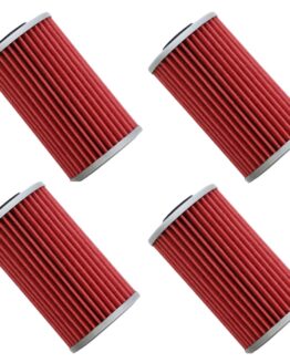 Hiflofiltro HF562 Oil Filter Cartridge Replaces Kymco 1541A-KKC3-9000 - 4 Pack