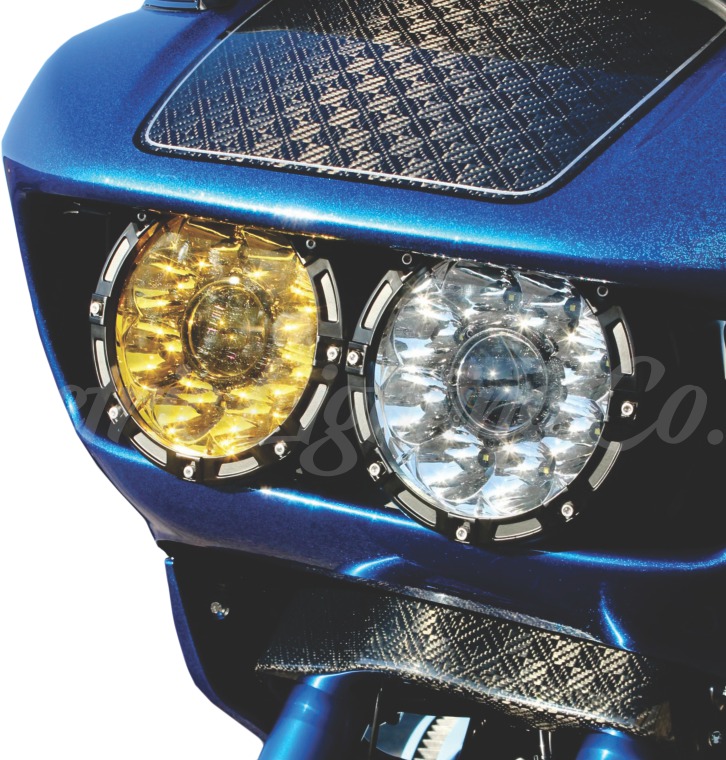 Letric Lighting Co 7" DB7 LED Headlight Kit For Harley FLTR 2015-Up - Image 3