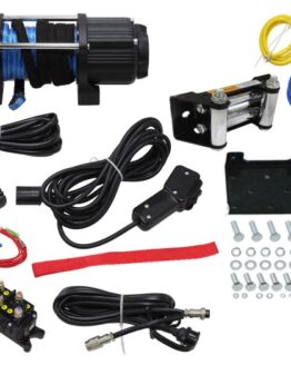 Bronco 5000 lb Winch Synthetic Rope Universal Mount