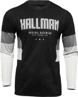 Thor Hallman Differ Draft Jersey Black/White Men's Small