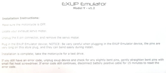 Yamaha EXUP Servo Emulator - Image 2