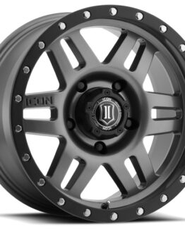 ICON Six Speed 17x8.5 Gun Metal Wheel