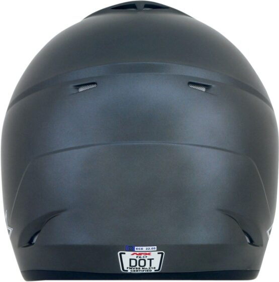FX-17 Full Face Offroad Helmet Matte Gray Large - Image 3