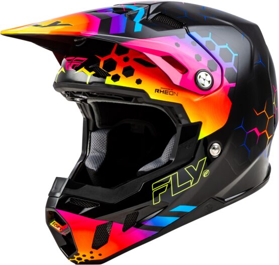 Fly Racing Formula CC Tektonic Helmet Black/Sunset 2X-Large