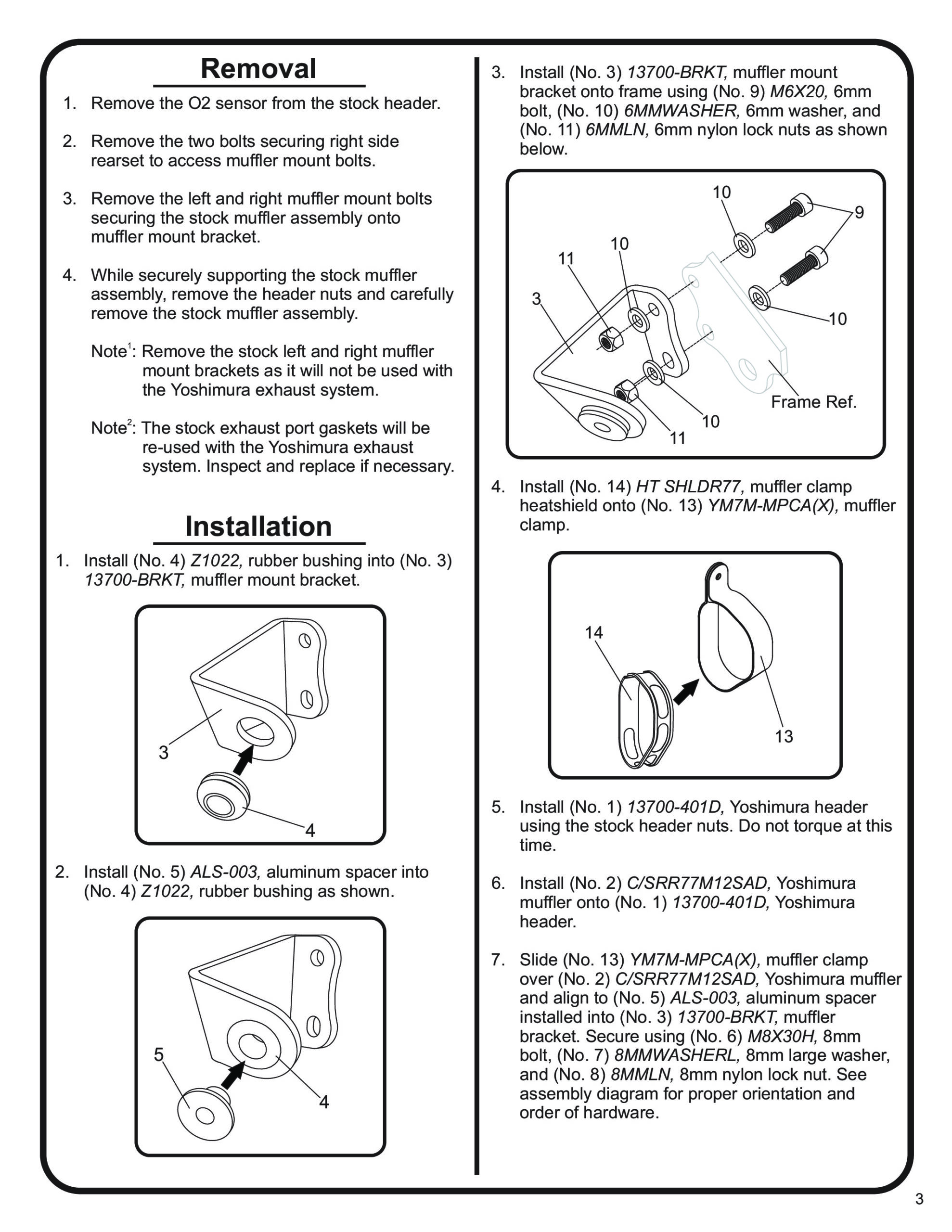 Yoshimura R77 Carbon Fiber Full Exhaust Black Fits Yamaha FZ-07 MT-07 XSR700 R7 - Image 4