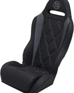 Black/Gray Performance Diamond Front Seat