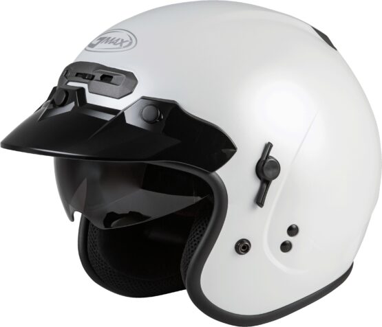 GMAX GM-32 Open-Face Helmet Pearl White Large - Image 2