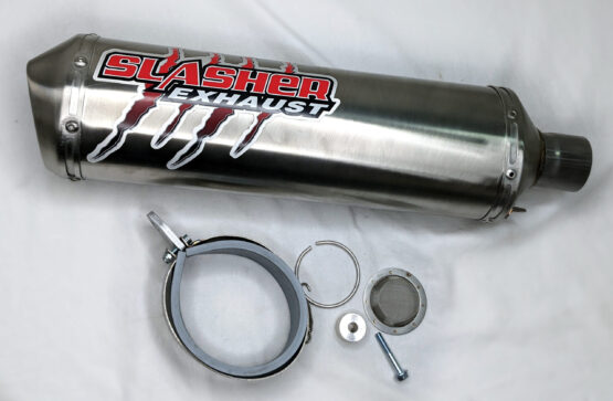 Stainless Slip On Exhaust Muffler w/SA
