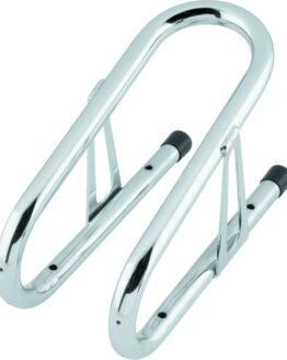 BikeMaster 3-1/2in Wheel Chock Chrome