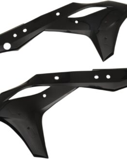Cycra Powerflow Radiator Shrouds Black Fits 2017-2020 Kawasaki KX250F
