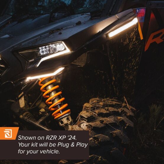 Apex Lights Smoke Running Lights - 2 Lights w/ Plug & Play Harness - Image 2