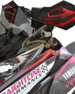 Powermadd Cobra Low Windshield 14in Smoke For Yamaha SR Viper/Arctic Cat