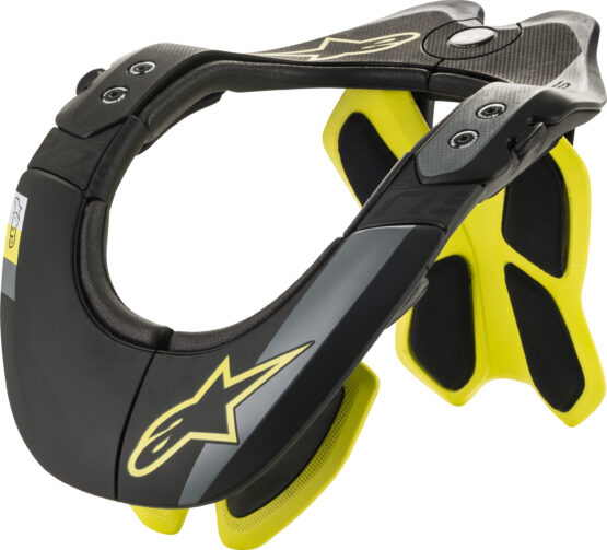 Alpinestars BNS Tech-2 Neck Support Black/Yellow L/XL