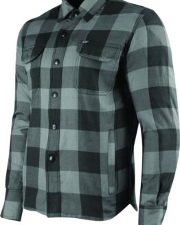True Grit Armored Moto Shirt Grey - XL