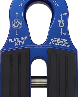 FlatLink XTV Winch Line Shackle Mount - Blue