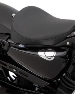 Bobber Smooth Vinyl Solo Seat - Black