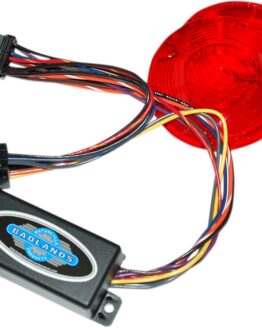 Badlands Plug In Illuminator with Red Lens For Harley