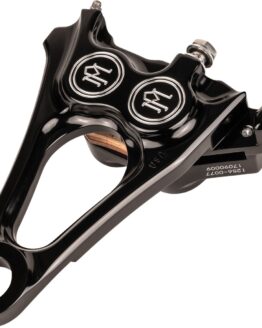 Performance Machine 4-Piston Rear Brake Caliper Contrast Cut For Harley-Davidson Softail