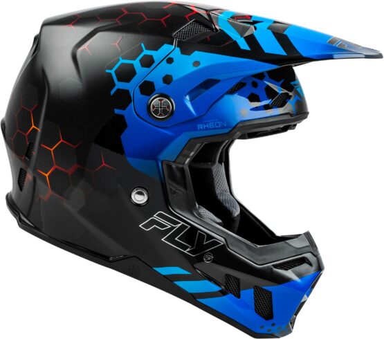 Fly Racing Formula CC Tektonic Helmet Black/Blue/Red XL - Image 2