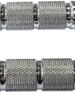Retro Footpegs - Chrome