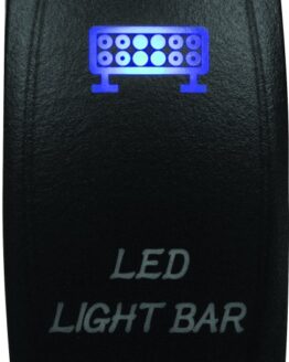 DragonFire Racing Lighted Switch LED Light Bar On/Off Blue