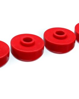 Red Rear Leaf Spring Bushing Set Fits 1963-1982 Chevrolet Corvette