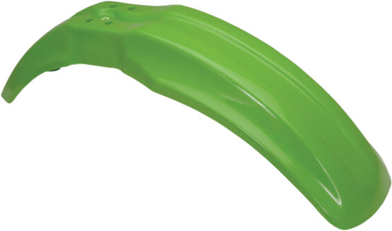 Acerbis Front Fender Green Plastic Fits 90-13 Kawasaki / 03 Suzuki
