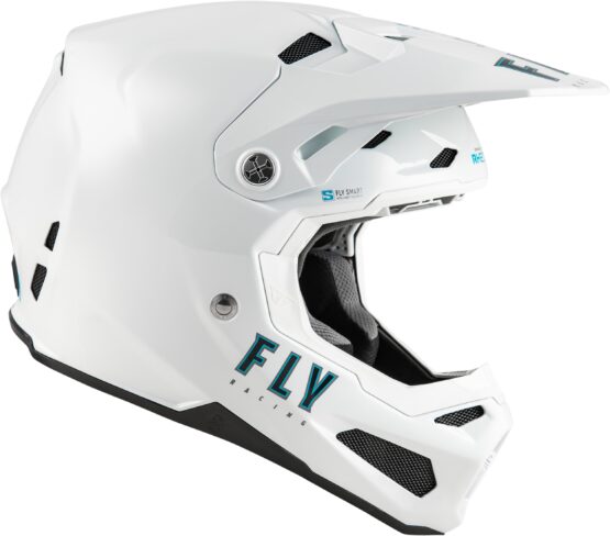 Fly Racing Formula S Carbon Solid Helmet White XL - Image 2