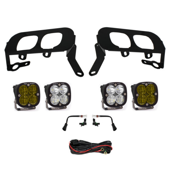 Baja Designs White Fog Pocket Kit - Amber Fits 2014-2015 Silverado 1500