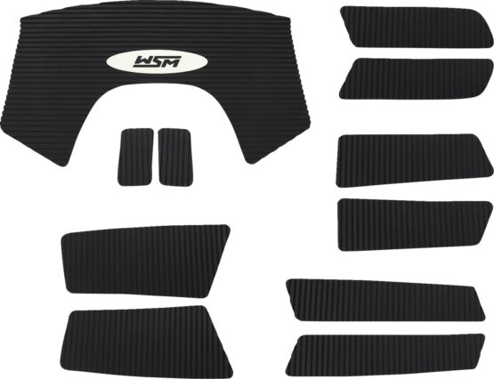 WSM Traction Mat Set Black For Yamaha GP800 GP760 GP1200 WaveRunner