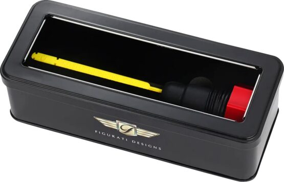 Figurati Designs Magnetic Oil Dipstick Curved Red For 07-16 Harley Touring - Image 2
