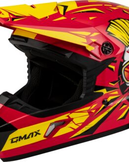 GMAX MX-46Y Unstable Youth Helmet Red/Yellow Large