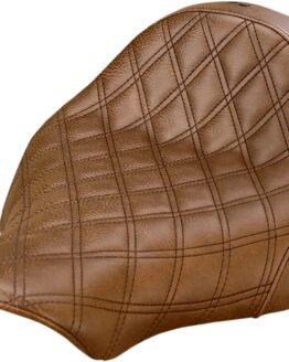 Renegade Lattice Stitched Solo Seat Brown Gel