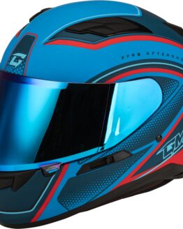 GMAX FF-98 Aftershock Helmet Matte Blue/Red Large DOT