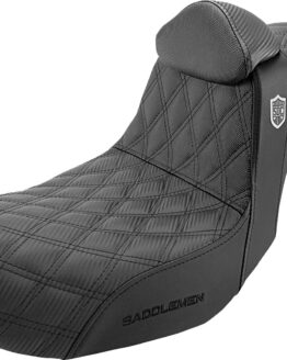 Saddlemen Pro Series SDC Performance Grip Seat Black For Harley Dyna