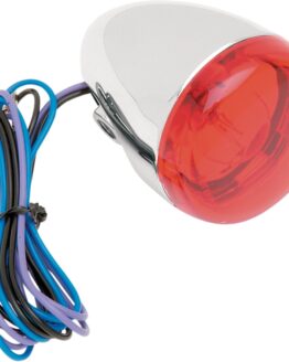 Deuce-Style Rear Turn Signal Lamp Red by Chris Products