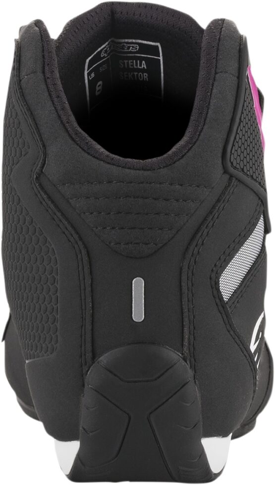 Women's Sektor Street Riding Shoes Black/Pink/White US 9 - Image 2