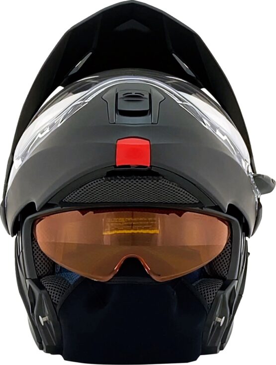 AFX FX-111DS Electric Snow Helmet Matte Black Small - Image 4