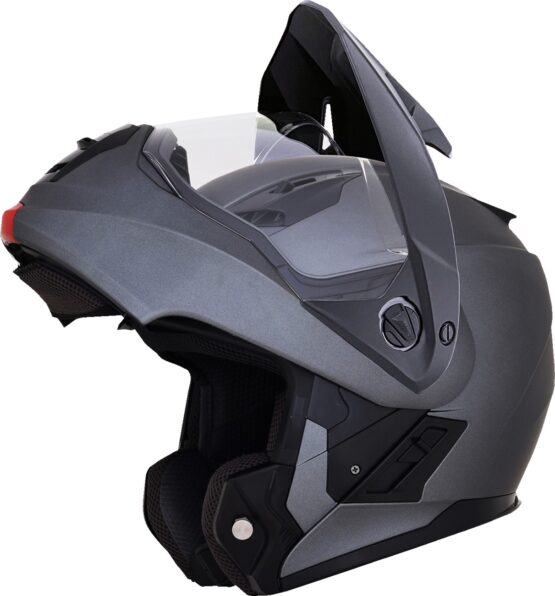 AFX FX-111DS Dual Sport Helmet Frost Gray Medium - Image 2