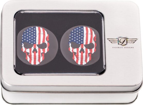 Figurati Designs Swing Arm Covers Black Flag Skull Harley Touring - Image 3