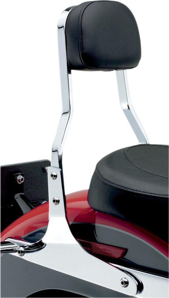 Short Square 14" Sissy Bar Chrome