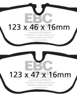 EBC Redstuff Rear Ceramic Brake Pads DP32132C Fits 14+ BMW 228 Coupe 2.0 Turbo