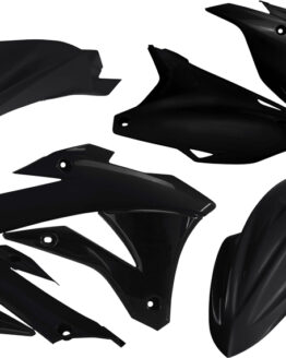 Acerbis Black Plastic Kit 14pc Fits 14-21 Kawasaki KX85 KX100