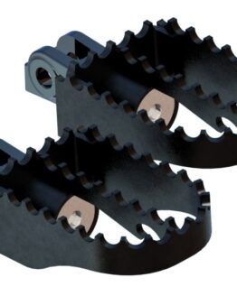 Burly Brand MX Pegs Rider Black For 21-22 Honda CMX1100 Rebel