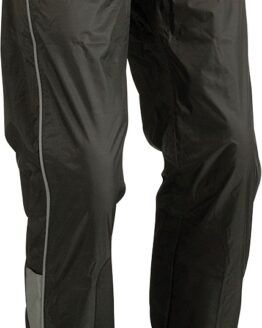 Z1R Women's Waterproof Rain Pants Black Size S