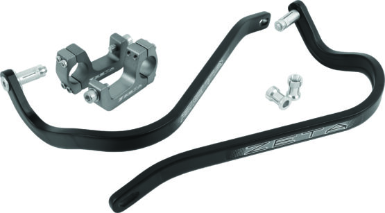 ZETA Armor Hand Guard with U-Clamp 1-1/8 in Black